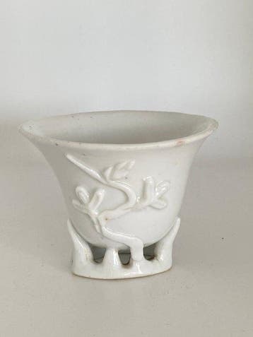 Kom - Porselein - Libation cup