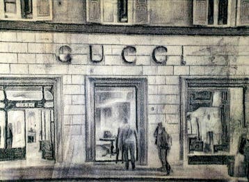 Alessio Mazzarulli - Shopping in Rome - 01 - (n.011-ARTF.), Antiek en Kunst