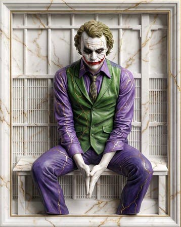 Makayhos - [Canvas] The Joker – Why So Serious, Nieuw