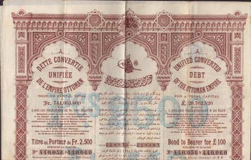 Turkije. Ottomaanse Rijk - Conversielening 1903 (Zonder