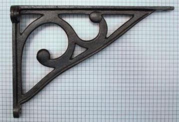 Plankdrager 195 x 137 mm ijzer blank, Verzenden, Nieuw