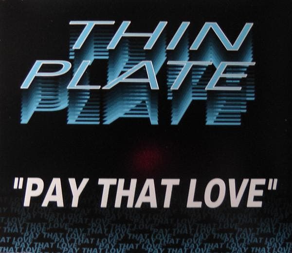cd single - Thin Plate - Pay That Love, Cd's en Dvd's, Cd Singles, Zo goed als nieuw, Overige genres, Verzenden