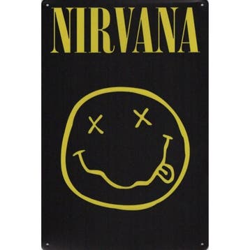 Wandbord -  Nirvana Smile, Ophalen of Verzenden, Nieuw