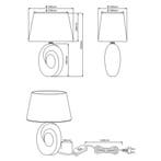 LED Tafellamp - Tafelverlichting - Trion Tibos - E27 Fitting, Huis en Inrichting, Lampen | Tafellampen, Ophalen of Verzenden, Nieuw