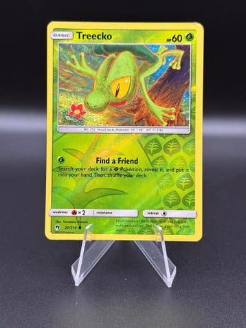 Pokemon 2018 Sun &amp; Moon Treecko Reverse Holo #20/214, Verzenden, Nieuw