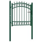 vidaXL Hekpoort EMMEN met stalen pinnen 103x97 cm groen, Verzenden, Nieuw