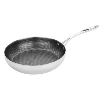 Vogue Tri-Shield Roestvrijstalen Koekenpan met Clad Coating,, Verzenden, Nieuw