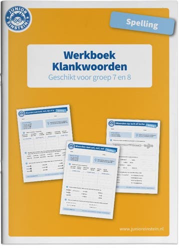 Junior Einstein Spelling werkboek Klankwoorden groep 7-8 (pe, Verzenden, Nieuw