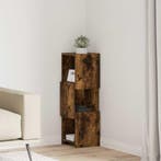 vidaXL Hoekkast Gerookt eiken 25,5x25x80cm Bewerkt hout, Verzenden, Nieuw