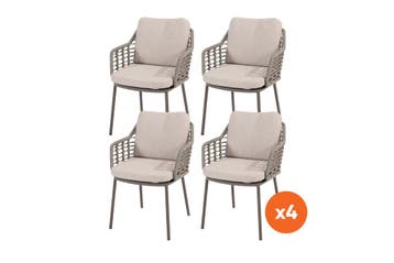 Set van 4 - Taste by 4SO Taste Puglia dining tuinstoel -, Verzenden, Nieuw, Overige materialen