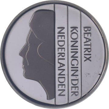 Nederland. Beatrix. 1 Gulden 1982 t/m 2001 in PROOF compleet