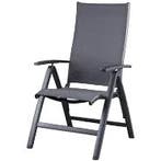 Suns Lucca recliner, verstelbare dining stoel antraciet -, Nieuw