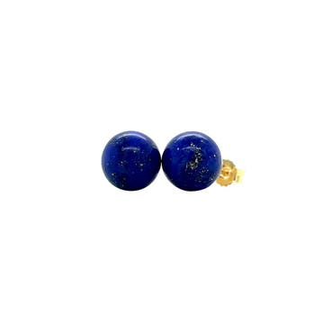 Vintage oorstekers met lapis lazuli 9 krt, Ophalen of Verzenden, Nieuw