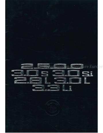 1975 BMW 2500 | 3.0S | 3.0SI | 2.8L | 3.0 L | 3.3L BROCHURE, Boeken, Nieuw, BMW, Author