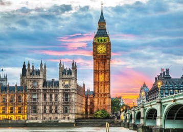 London Big Ben 1000 stukjes (Steden & Architectuur, Puzzels), Ophalen of Verzenden, Nieuw, Overige typen
