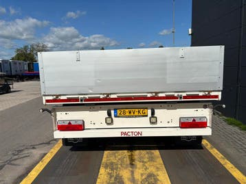 Pacton aanhangwagen | zijborden | zeer netjes | Geschoopeerd, Aanhangers en Opleggers