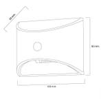 3 x Solar LED wandlamp Flint RVS met bewegingsmelder, Tuin en Terras, Buitenverlichting, Zonne-energie, Verzenden, Minder dan 50 watt