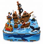 PlayfulMario Piratenavontuur op zee in 3D met muziek 77 o..., Verzenden, Nieuw