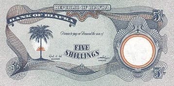 Biafra P 3b 5 Shillings Nd 1968-69 Unc, Postzegels en Munten, Verzenden