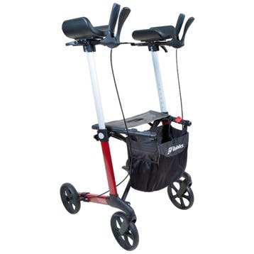 Mobilex Tiger Indoor rollator met onderarmschalen – Rood, Diversen, Rollators, Ophalen of Verzenden, Nieuw
