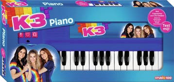K3 Speelgoedinstrument - Piano met drumpad - Met fragmenten, Ophalen of Verzenden, Zo goed als nieuw