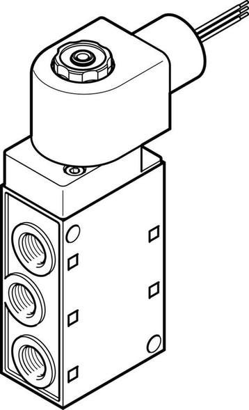 Festo 5/2 Monostabiele Lucht Magneetventiel G1/4 1000L/Min -, Verzenden, Nieuw