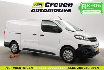 Opel Vivaro-e L3H1 75 kWh | Snelladen | SOH 92% | Airco |, Automaat, Wit, Elektrisch, Opel