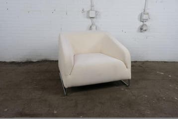Artifort Diva fauteuil beige stof design gebruikt, Verzenden, Gebruikt