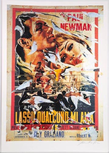 Mimmo Rotella (1918-2006) - Lassù Qualcuno mi ama (Someone