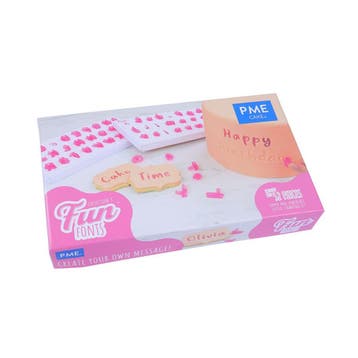 PME Tekst Stempelset Alfabet Fun Fonts - Collectie 3, Verzenden, Nieuw
