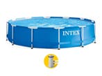 Intex Metal Frame zwembad - 366 x 76 cm - met filterpomp, Verzenden, Nieuw
