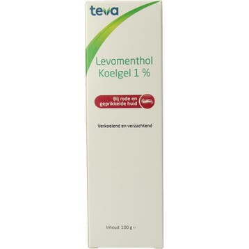 Teva Levomenthol koelgel 1%, Verzenden, Nieuw