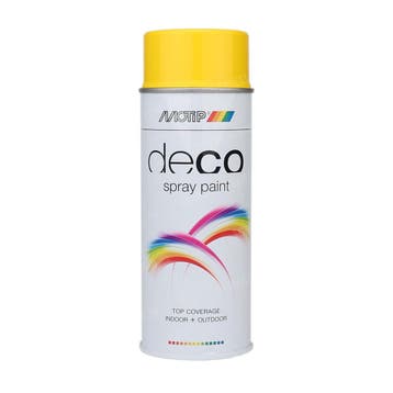 Motip Spuitlak Alkyd koolzaad geel hooglans RAL 1021 deco..., Ophalen of Verzenden, Nieuw, MoTip