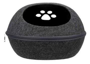 Kattenmand Trixie Relax Iglo Liva Antraciet – Knusse Vilt., Verzenden, Nieuw
