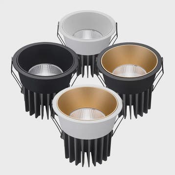 Dimbare LED Downlighter Inbouwspot Aluminium COB 110V/220V -, Verzenden, Nieuw
