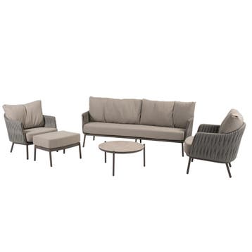 Vic Cannes stoel bank loungeset 5 delig organic terre Taste, Ophalen of Verzenden, Nieuw