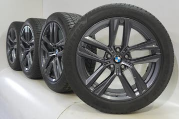 BMW 4 serie i4 G26 853 18 inch velgen Goodyear Winterbanden, Auto-onderdelen, Banden en Velgen, 18 inch, Gebruikt, Velg(en), Winterbanden