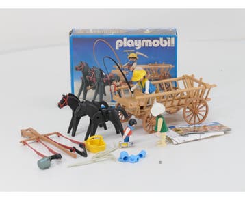 Playmobil 3503 boerenkar compleet OVP #9530 (e Speelgoed), Ophalen of Verzenden, Gebruikt