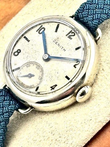 Zenith - WWI Era Trench Watch - Fixed Wire Lugs - Circa 1918