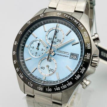 Seiko - Chronograph Blue - Zonder minimumprijs - 8T67 -