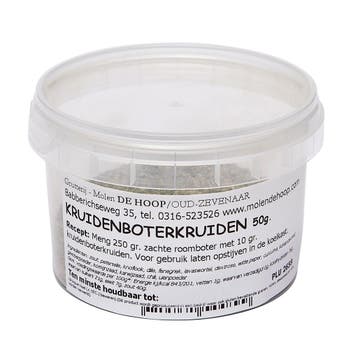 Molen de Hoop Kruidenboter Kruiden 50g, Verzenden, Nieuw
