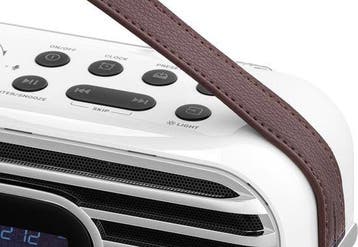 2dekans | Vlectro Retro DAB+ Radio met Bluetooth - Compact, Ophalen of Verzenden, Zo goed als nieuw