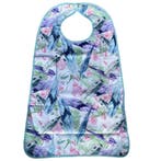 Wasbare slab volwassenen met opvangbak - Gekleurde veren, Ophalen of Verzenden, Nieuw