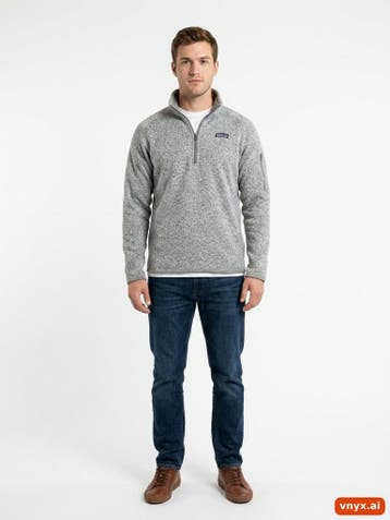 Patagonia Truien Heren maat M Grijs Vintage, Ophalen of Verzenden, Nieuw, Patagonia