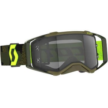 Crossbril Scott Prospect - Donker Groen / Fluo Geel, Verzenden, Nieuw met kaartje, Motorcrosskleding, Scott