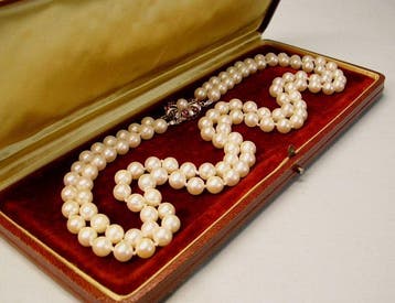 Kralensnoer - 14 karaat Witgoud, Geel goud - 250.00ct. tw.