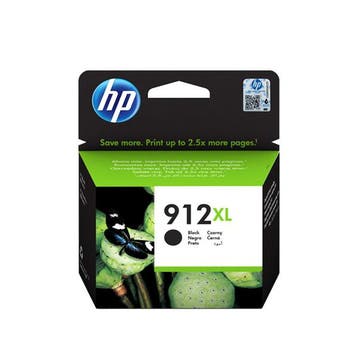 HP 912XL (3YL84AE) inktcartridge zwart hoge capaciteit, Verzenden, Nieuw, Cartridge, HP