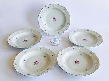 Herend - Bord (5) - Herend – Vienna Rose Pattern – Deep