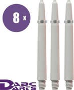 Nylon Dart Shafts Wit - 8 sets, Ophalen of Verzenden, Nieuw, Shafts