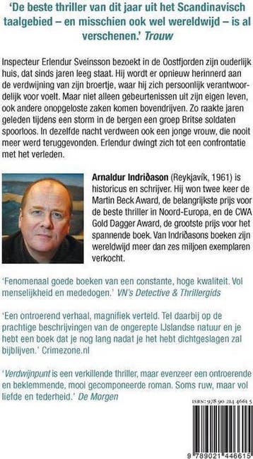 Erlendur 11 - Verdwijnpunt, Boeken, Literatuur, Ophalen of Verzenden, Nieuw
